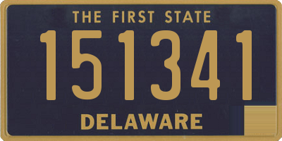 DE license plate 151341