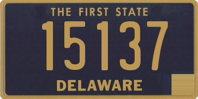 DE license plate 15137