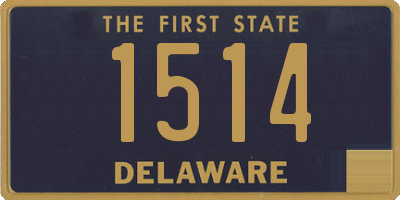 DE license plate 1514