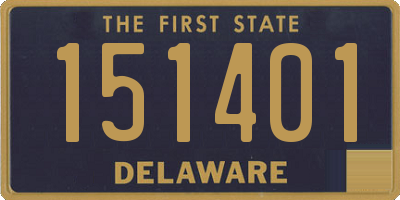 DE license plate 151401