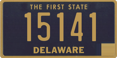 DE license plate 15141