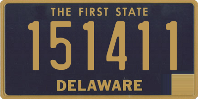 DE license plate 151411