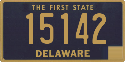 DE license plate 15142