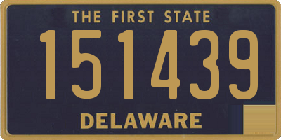 DE license plate 151439