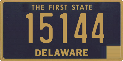 DE license plate 15144