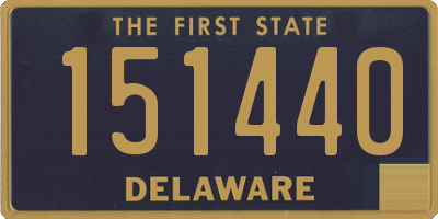 DE license plate 151440