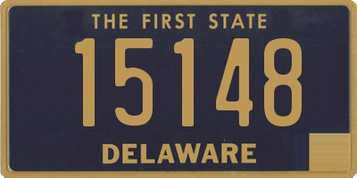 DE license plate 15148