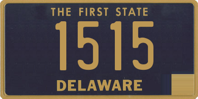 DE license plate 1515