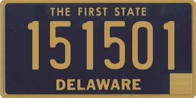 DE license plate 151501