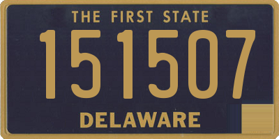 DE license plate 151507