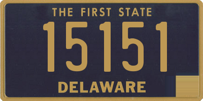 DE license plate 15151