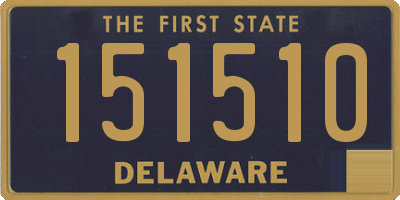 DE license plate 151510