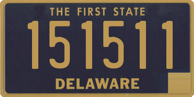 DE license plate 151511