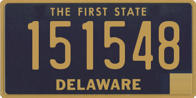 DE license plate 151548