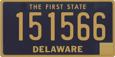 DE license plate 151566