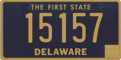 DE license plate 15157