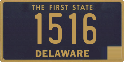 DE license plate 1516