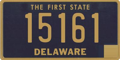 DE license plate 15161