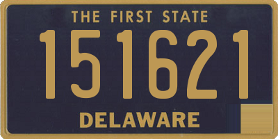 DE license plate 151621