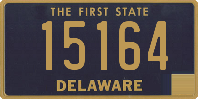 DE license plate 15164