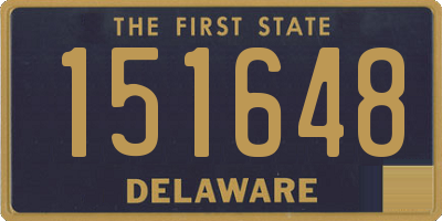 DE license plate 151648