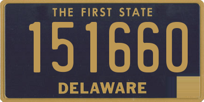 DE license plate 151660