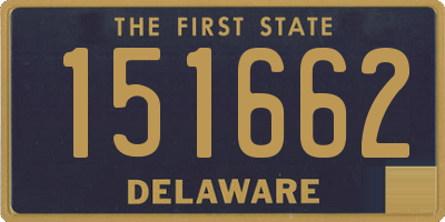 DE license plate 151662