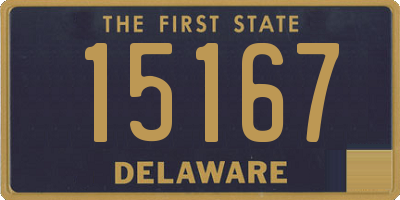 DE license plate 15167