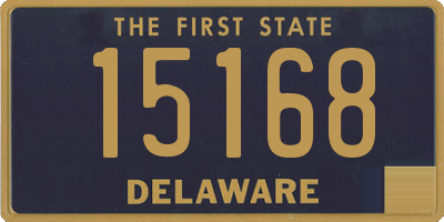 DE license plate 15168