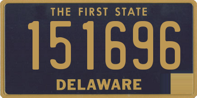 DE license plate 151696