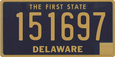 DE license plate 151697