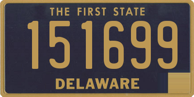 DE license plate 151699