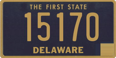 DE license plate 15170