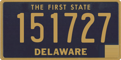 DE license plate 151727