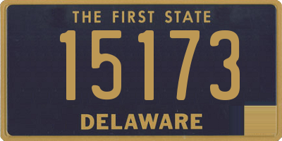 DE license plate 15173