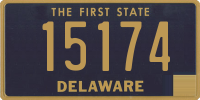 DE license plate 15174