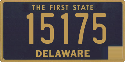 DE license plate 15175