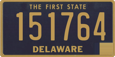 DE license plate 151764