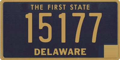 DE license plate 15177