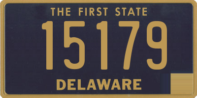 DE license plate 15179