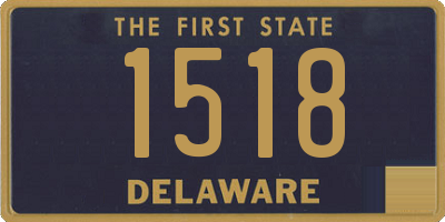 DE license plate 1518