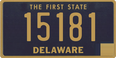 DE license plate 15181