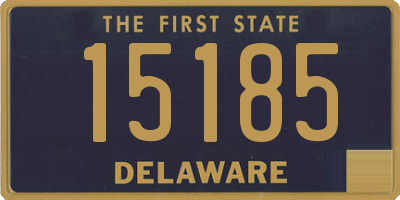 DE license plate 15185