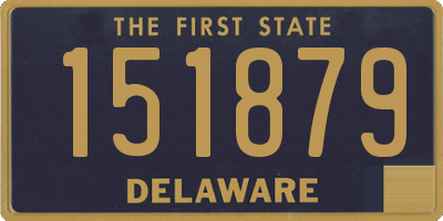 DE license plate 151879