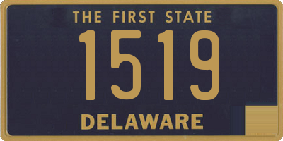 DE license plate 1519