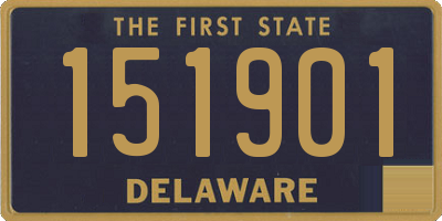 DE license plate 151901