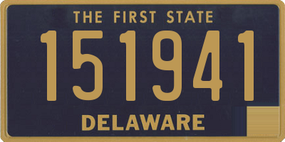 DE license plate 151941