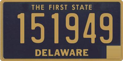 DE license plate 151949