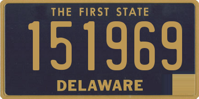 DE license plate 151969