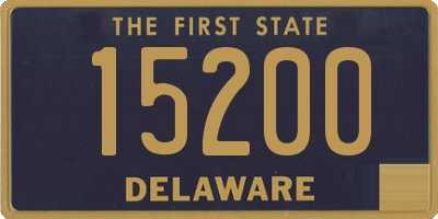 DE license plate 15200